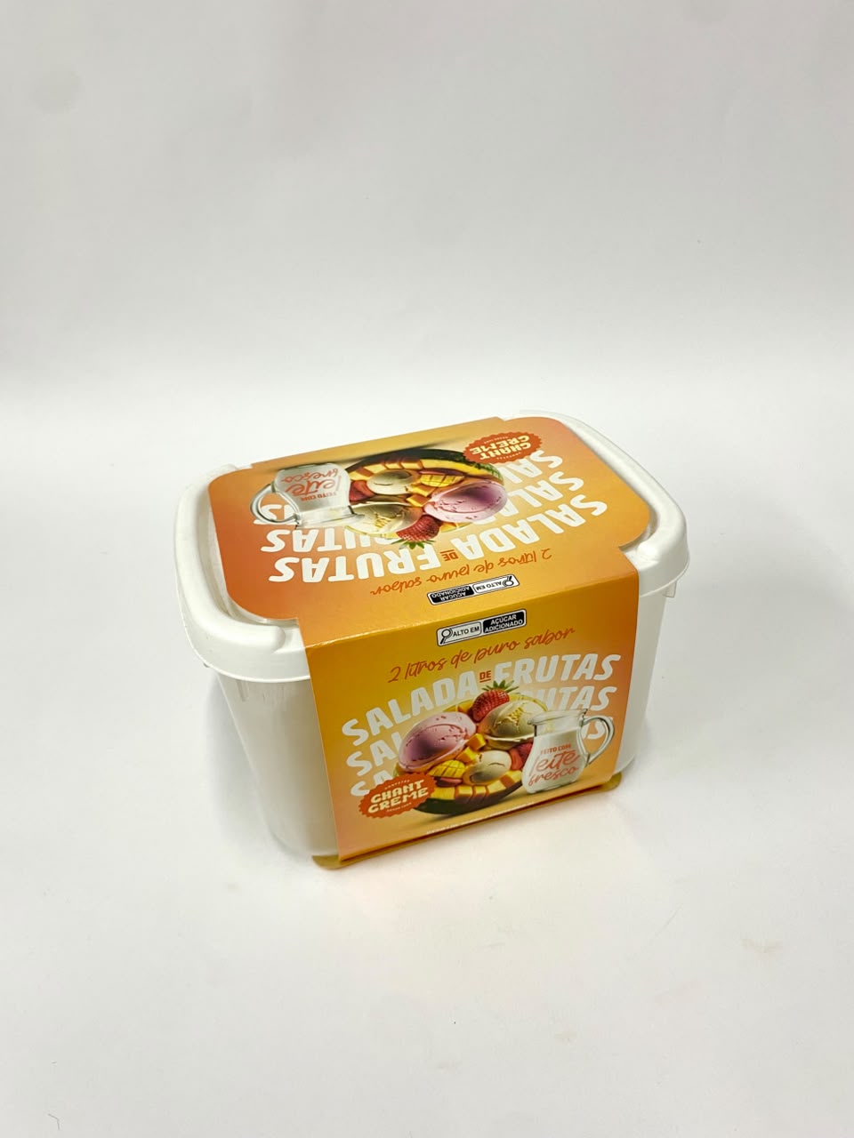 Cinta para Sorvete Chant Creme 2 L: Salada de Frutas