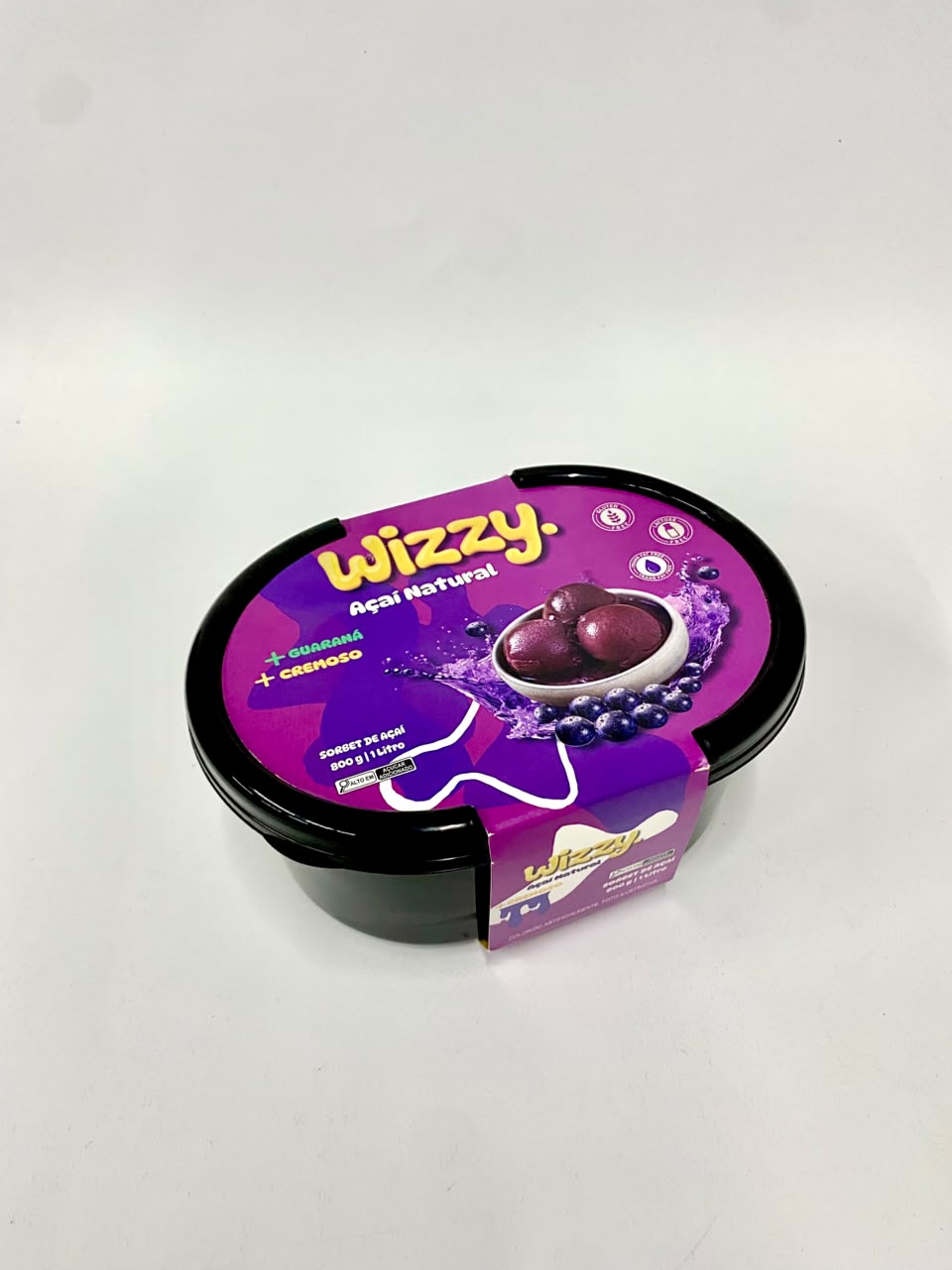 Cinta para Açaí Wizzy 1 L: Açaí Natural com Guaraná