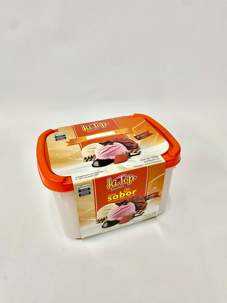 Cinta para Sorvete Ki-Top 2 L: Mais Sabor