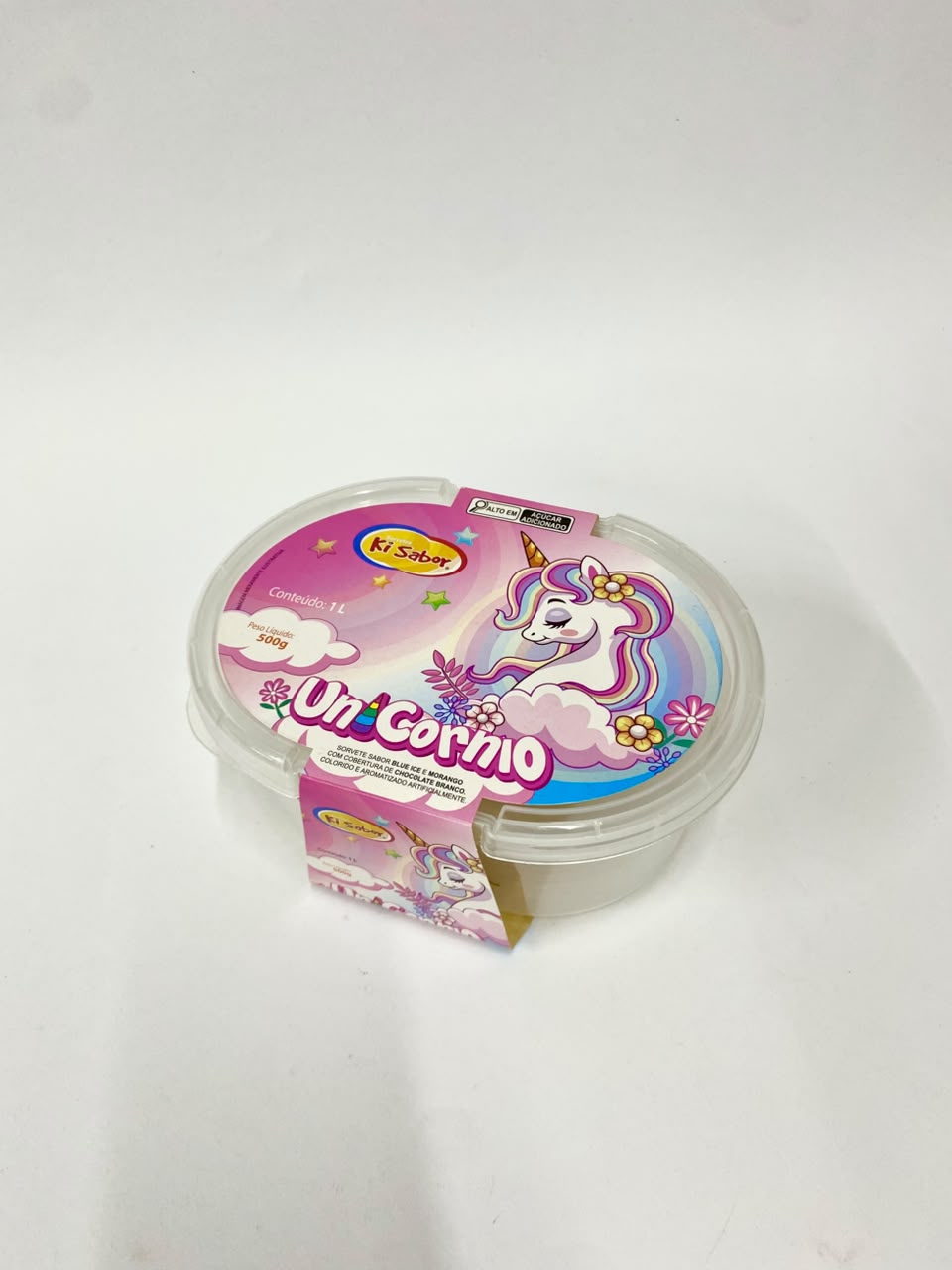 Cinta para Sorvete Ki Sabor 1 L: Unicórnio